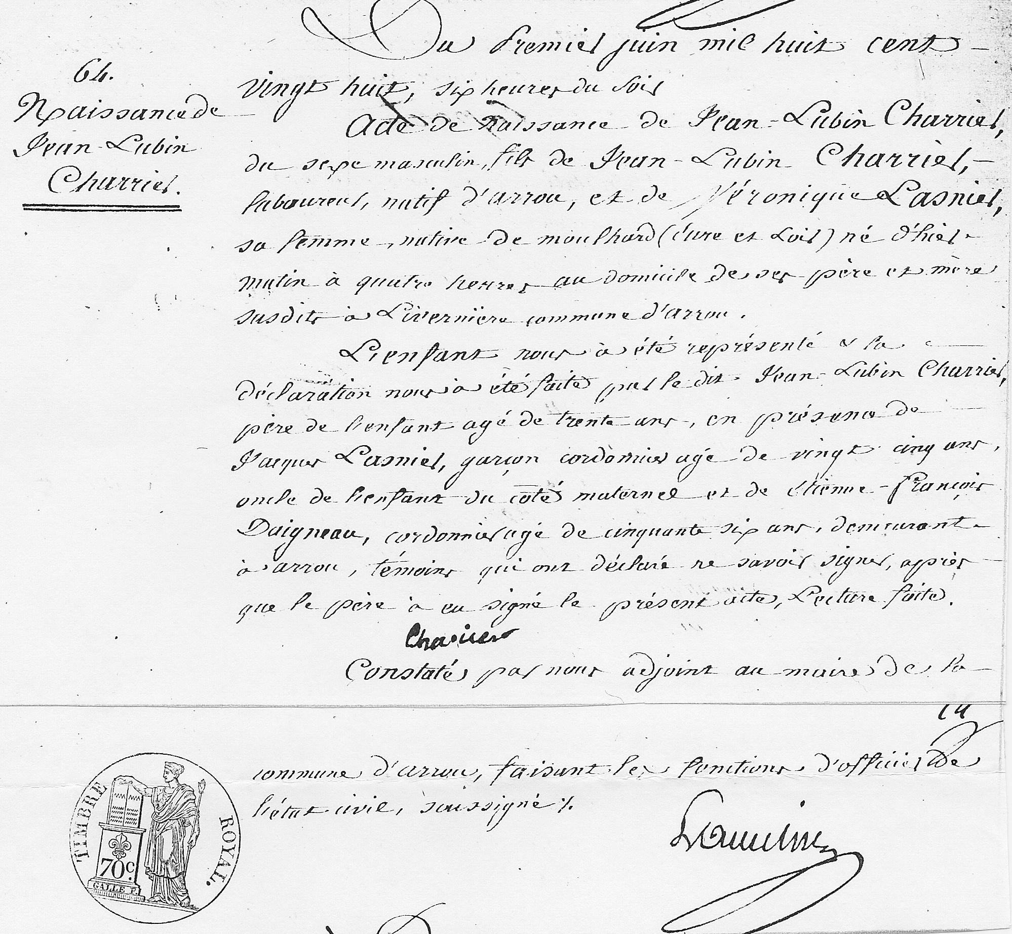 n76 Jean Lubin Charrier 1828.JPG